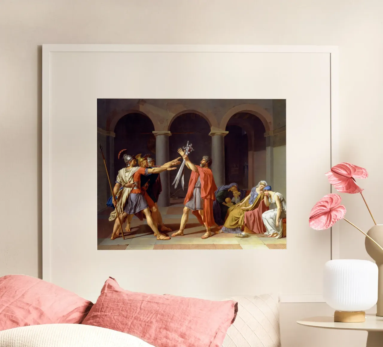 Jacques-Louis David - Juramento de los Horacios hahnemühle de Timeless Artworks