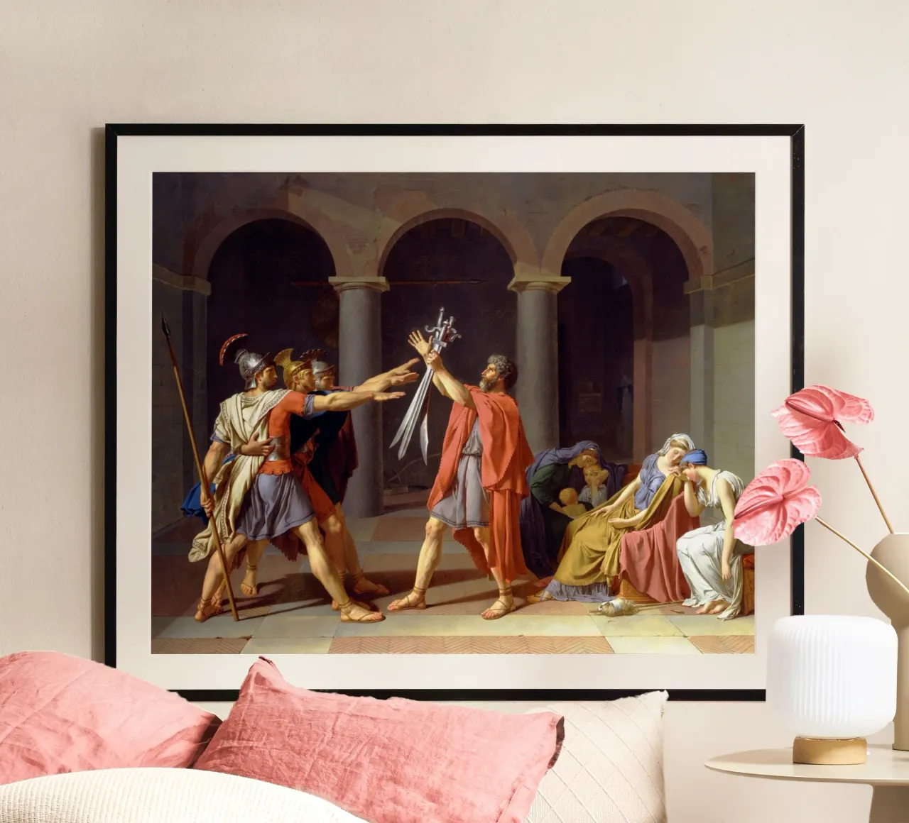 Jacques-Louis David - Juramento de los Horacios hahnemühle de Timeless Artworks