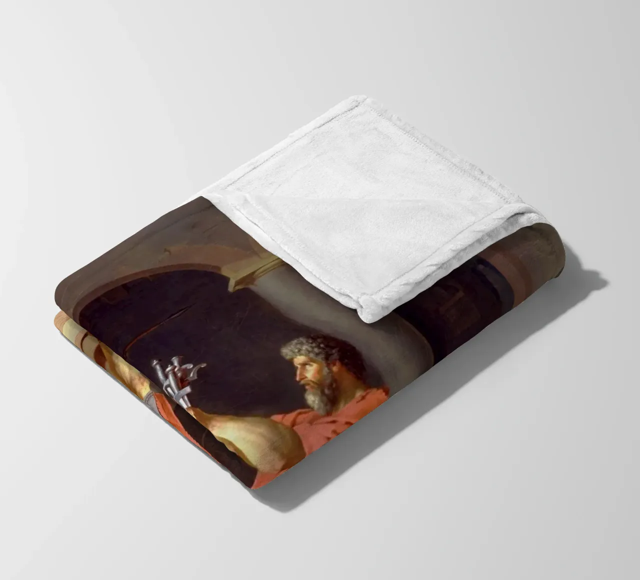 Jacques-Louis David - Der Schwur der Horatier Fleecedecke von Timeless Artworks