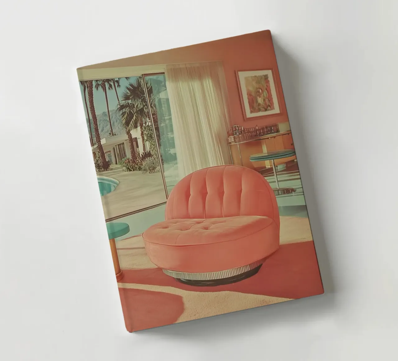 Palm Springs, poltrona retrò diario da Carinaprint