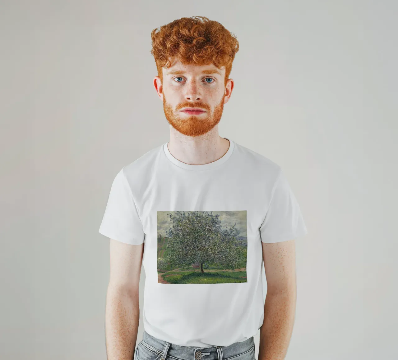 The Apple Tree (Der Apfelbaum) 1879 T-Shirt von Timeless Artworks
