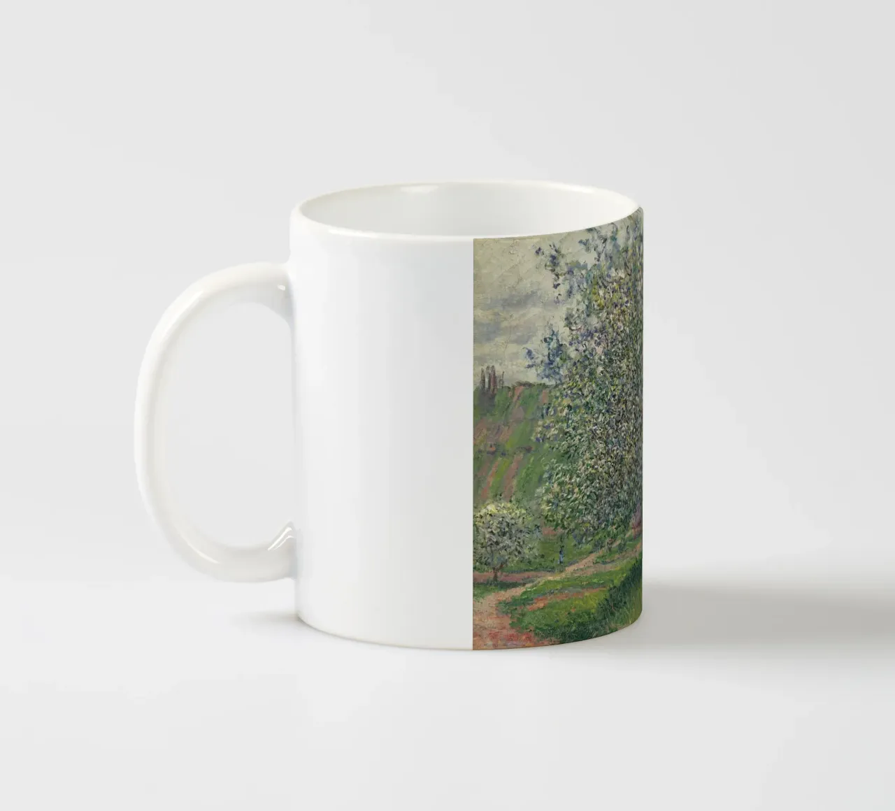 The Apple Tree (Der Apfelbaum) 1879 Keramik Tasse von Timeless Artworks