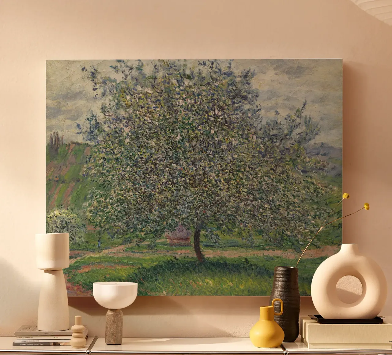 The Apple Tree (Der Apfelbaum) 1879 Leinwand mit Schattenfugenrahmen von Timeless Artworks