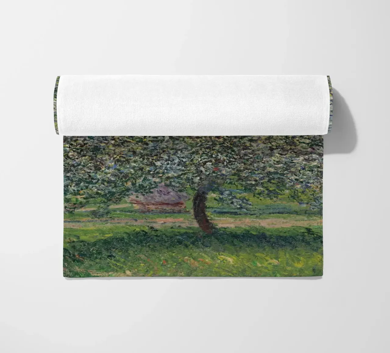 The Apple Tree (Der Apfelbaum) 1879 Strandtuch von Timeless Artworks