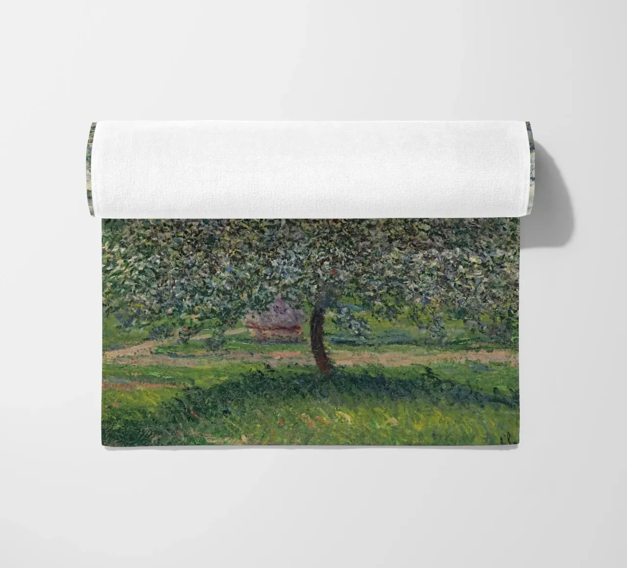 The Apple Tree (Der Apfelbaum) 1879 Strandtuch von Timeless Artworks