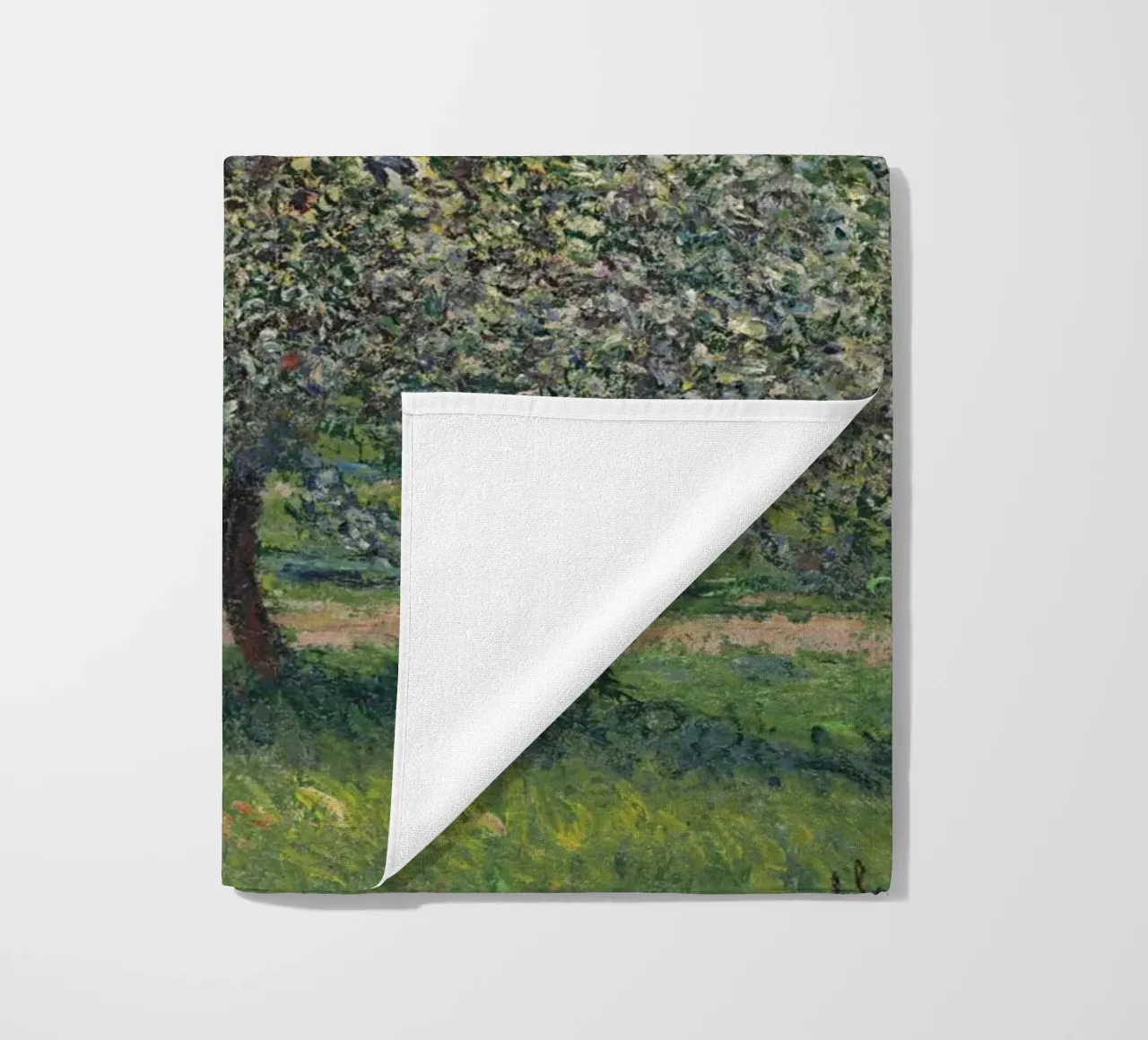 The Apple Tree (Der Apfelbaum) 1879 Strandtuch von Timeless Artworks