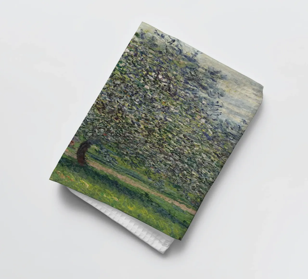 The Apple Tree (Der Apfelbaum) 1879 Geschirrtuch von Timeless Artworks