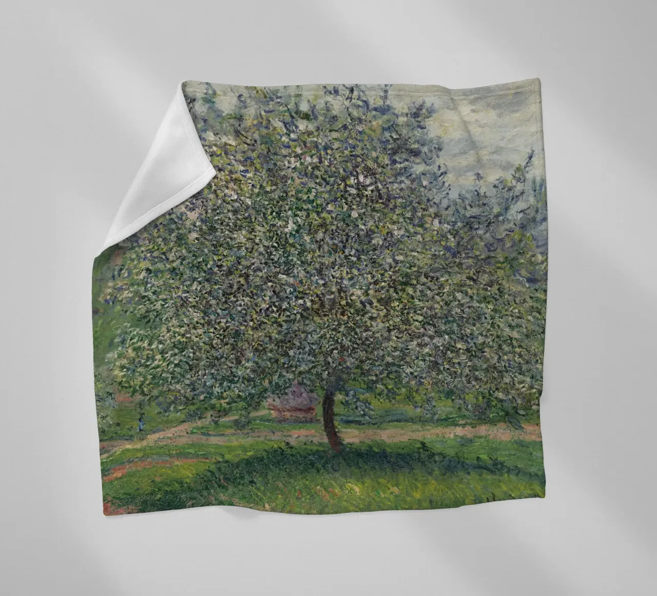 The Apple Tree (Der Apfelbaum) 1879 Fleecedecke von Timeless Artworks