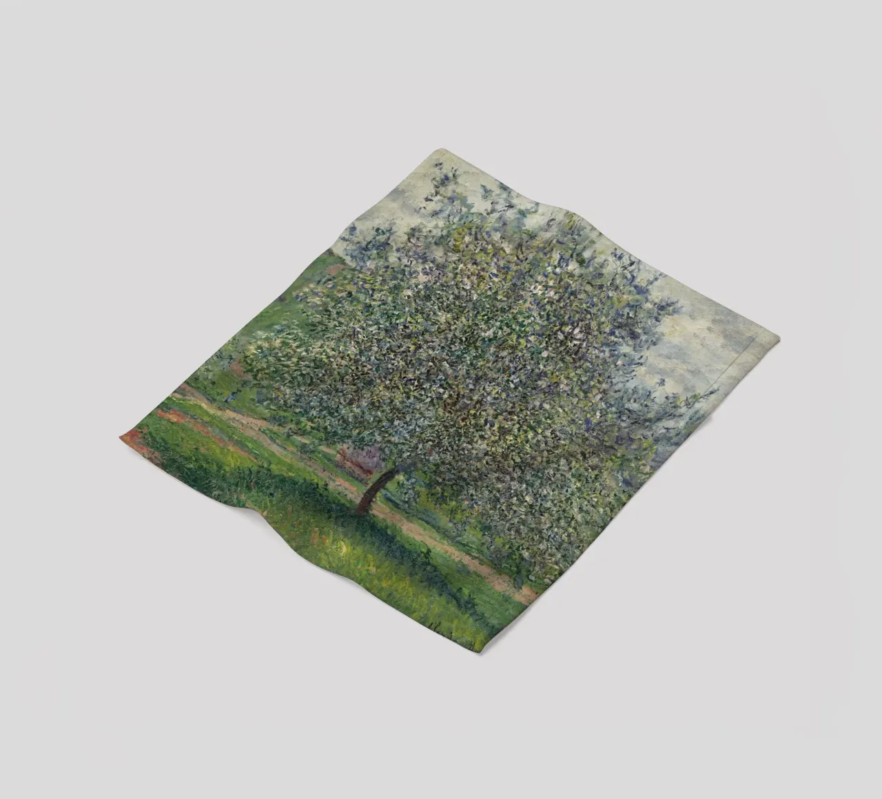 The Apple Tree (Der Apfelbaum) 1879 Fleecedecke von Timeless Artworks
