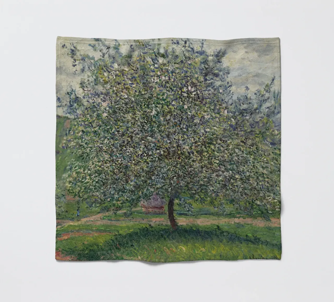 The Apple Tree (Der Apfelbaum) 1879 Fleecedecke von Timeless Artworks
