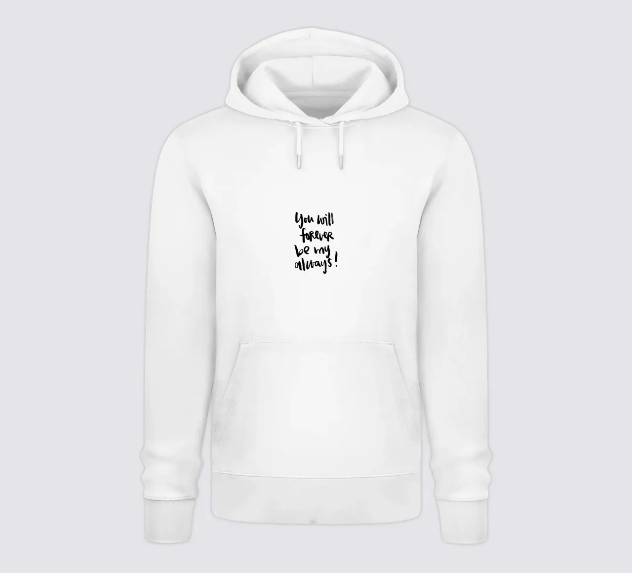 Forever my always felpa con cappuccio da Brushmeetspaper