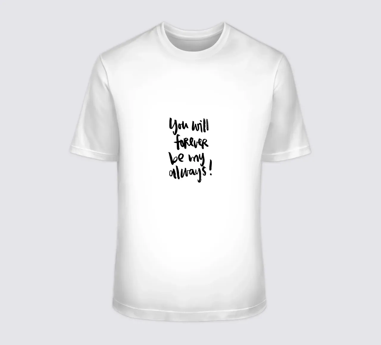 Forever my always t-shirt da Brushmeetspaper