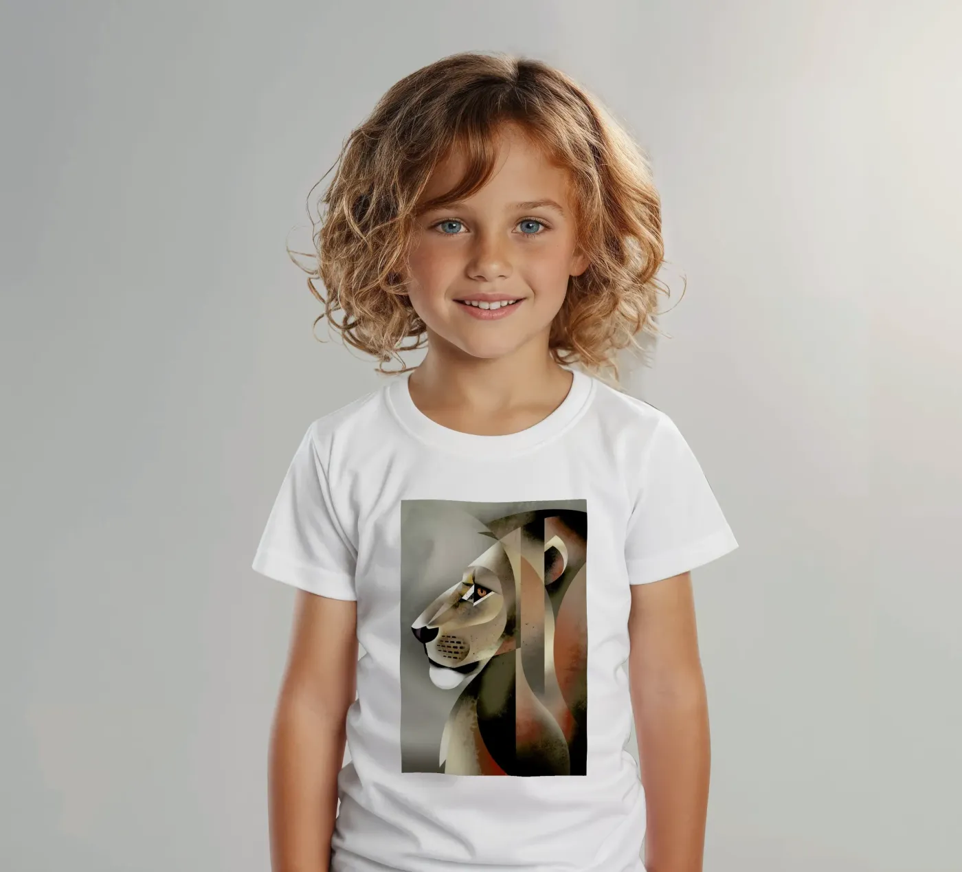 Lion t-shirt bambini da Dieter Braun