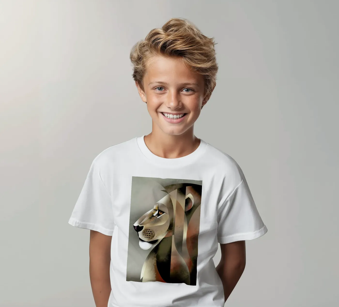 Lion t-shirt bambini da Dieter Braun