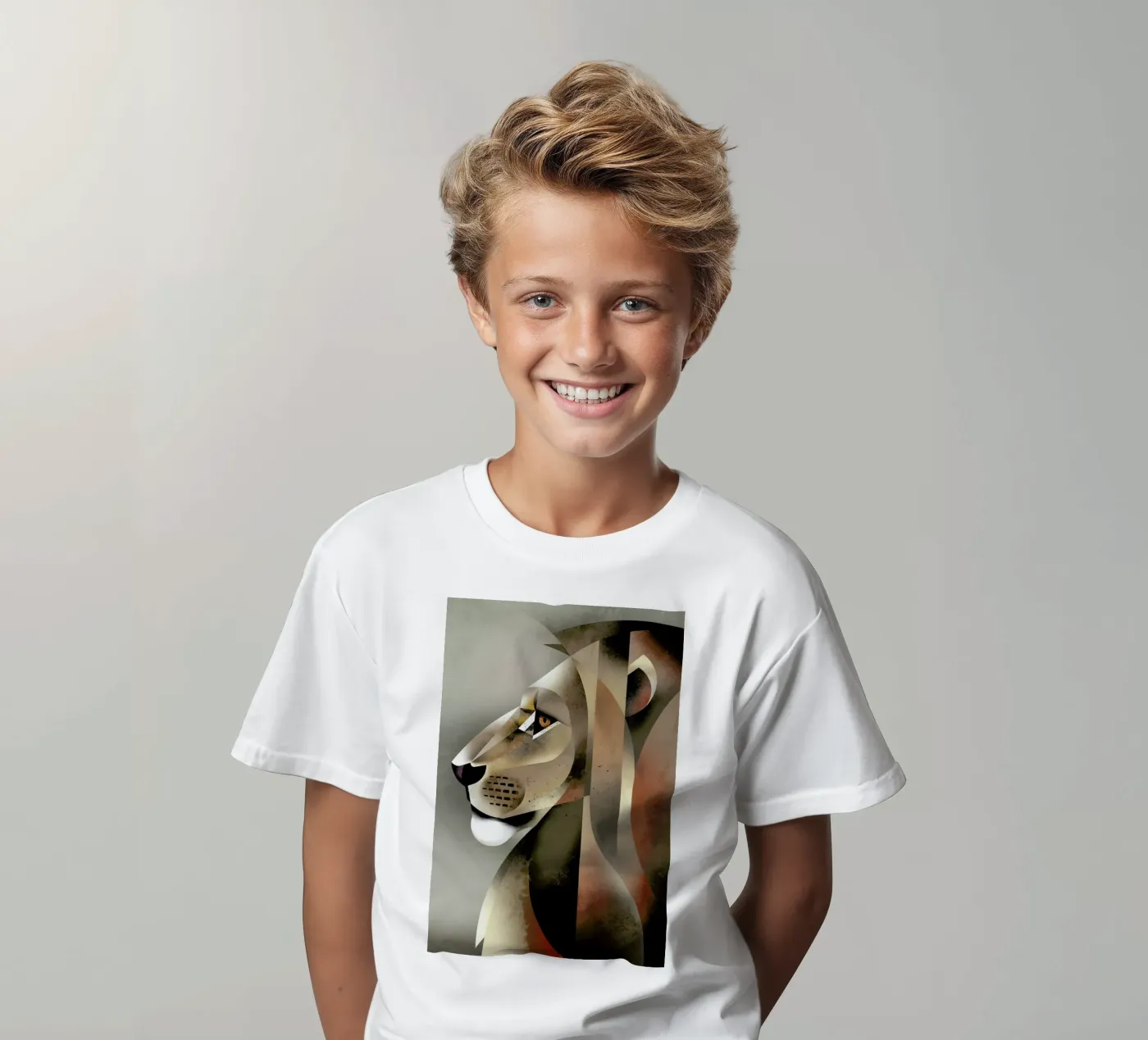 Lion t-shirt bambini da Dieter Braun