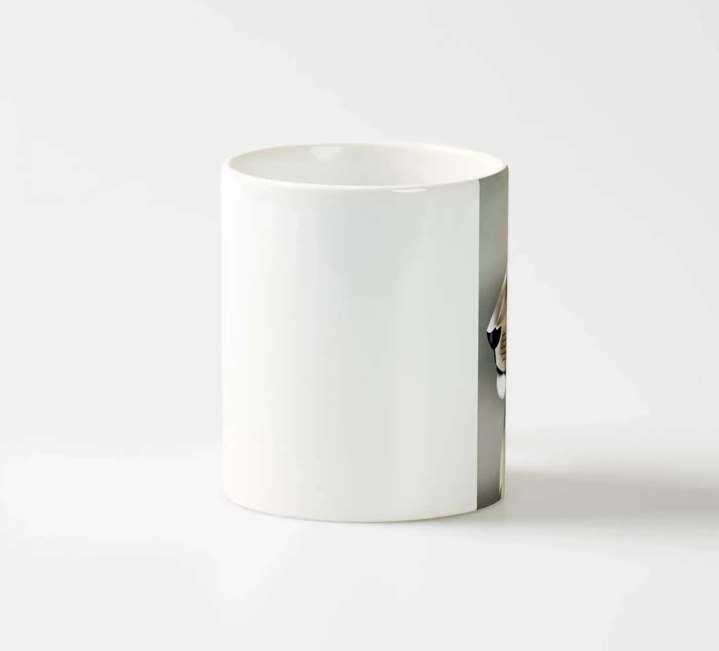 Lion ceramic mug by Dieter Braun