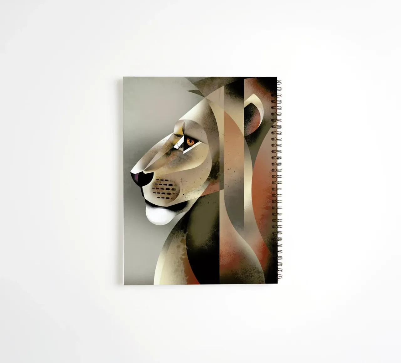 Lion spiral notebook by Dieter Braun