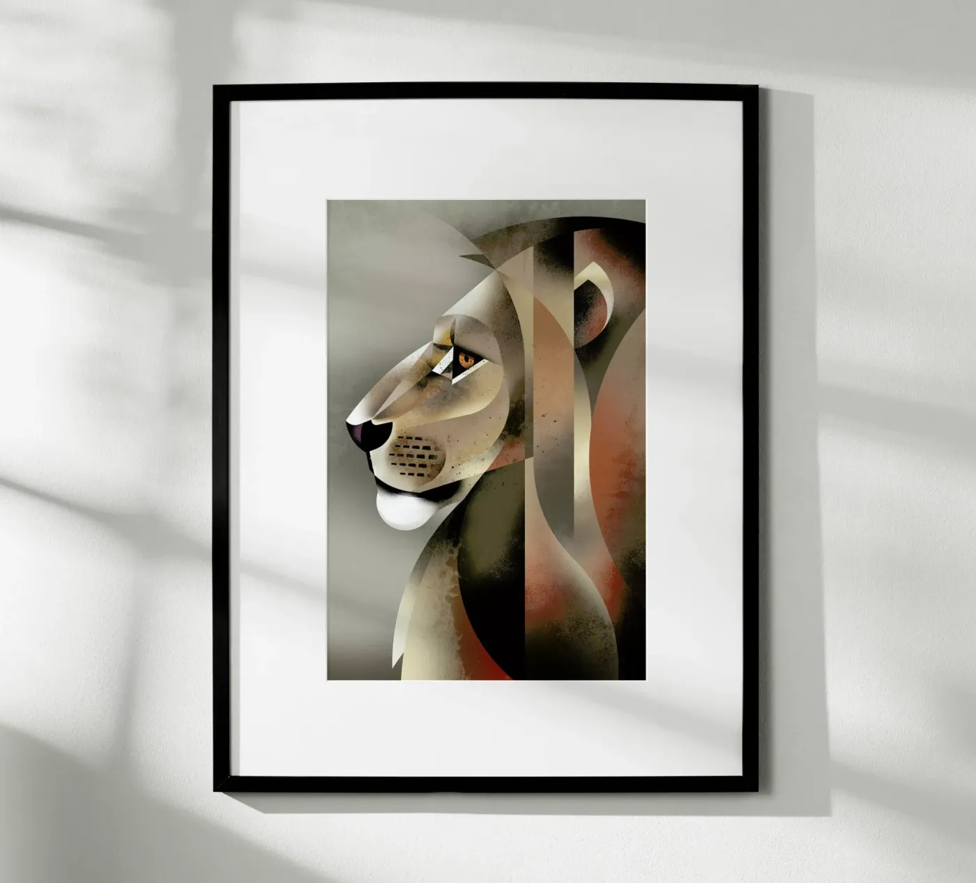 Lion poster by Dieter Braun