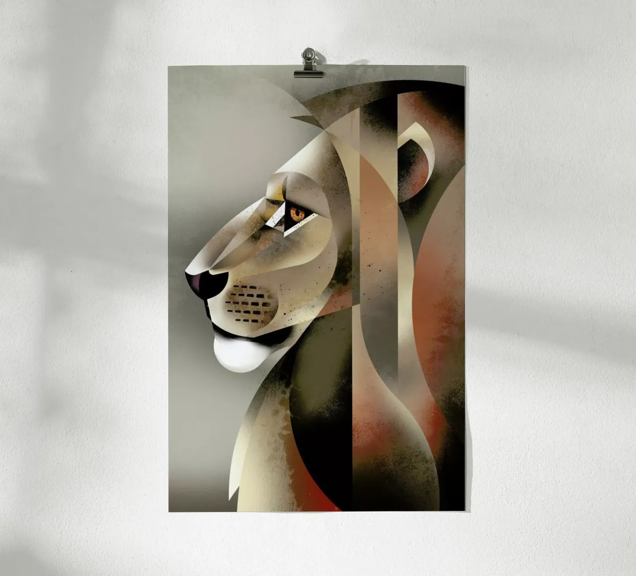 Lion carta hahnemühle da Dieter Braun