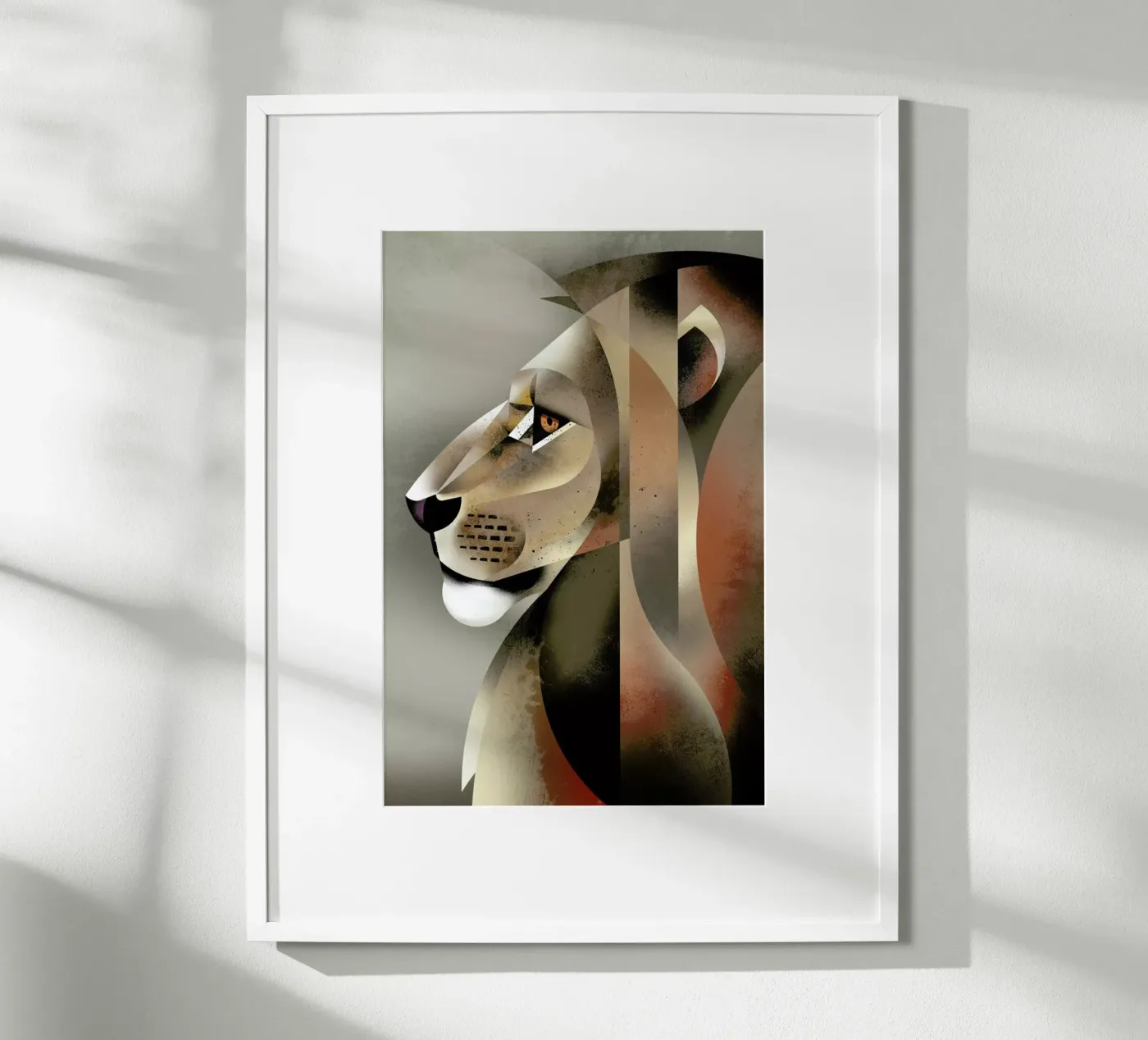Lion poster by Dieter Braun
