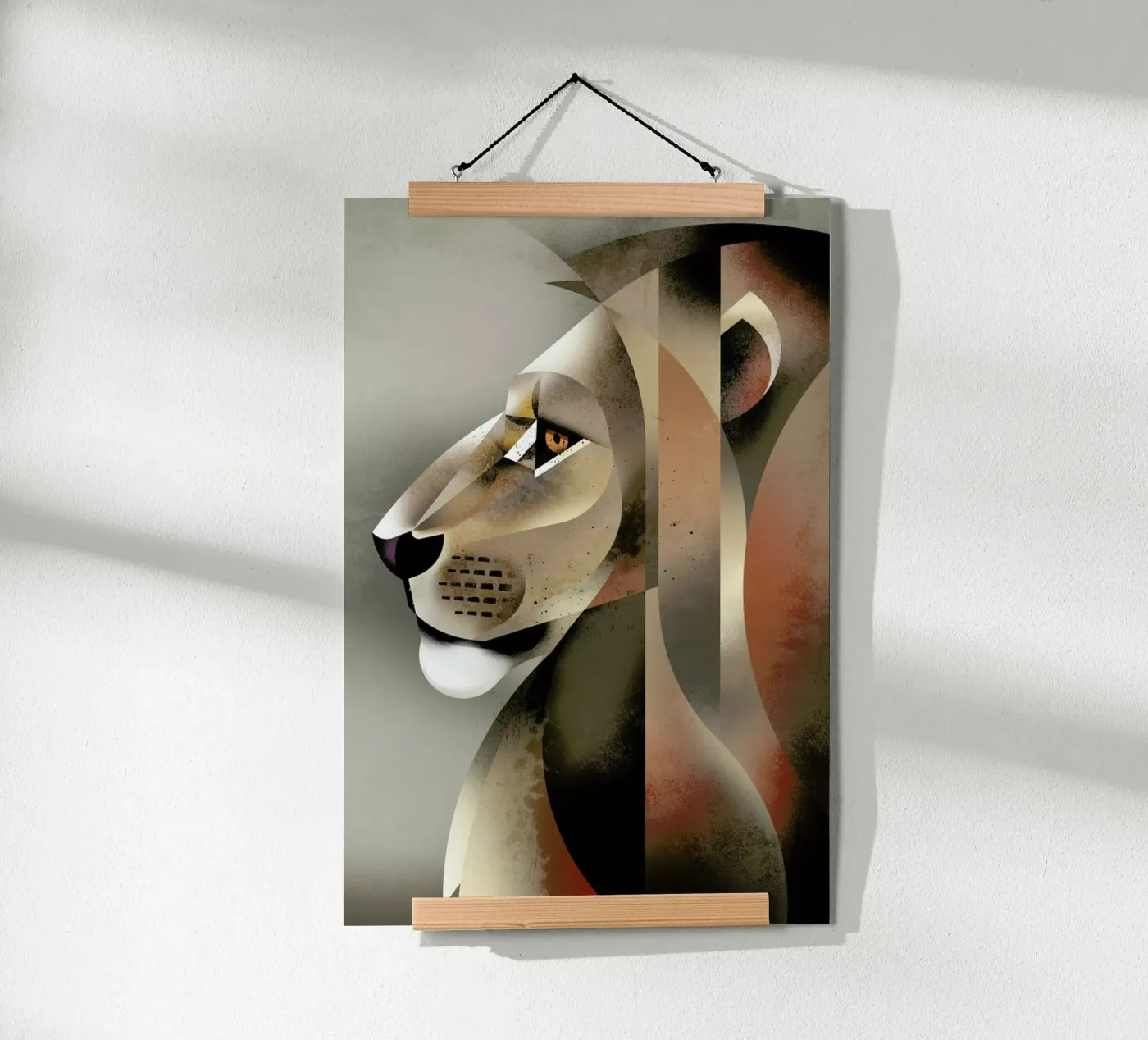 Lion poster by Dieter Braun