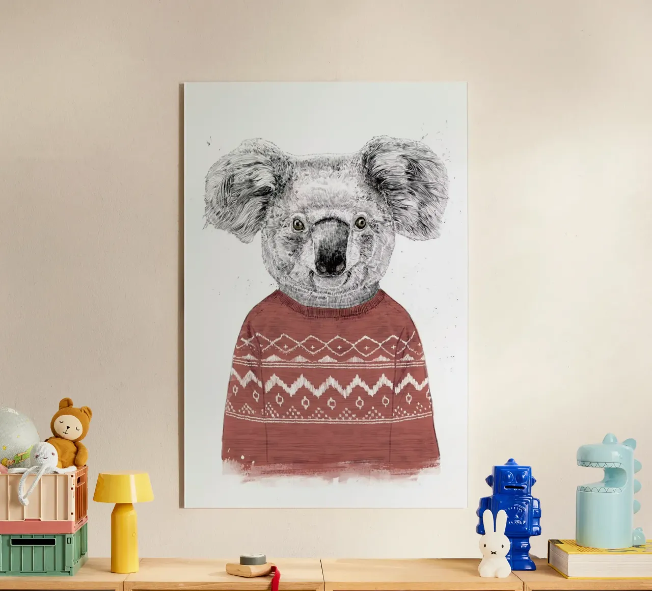 Winter Koala plexiglass da Balazs Solti