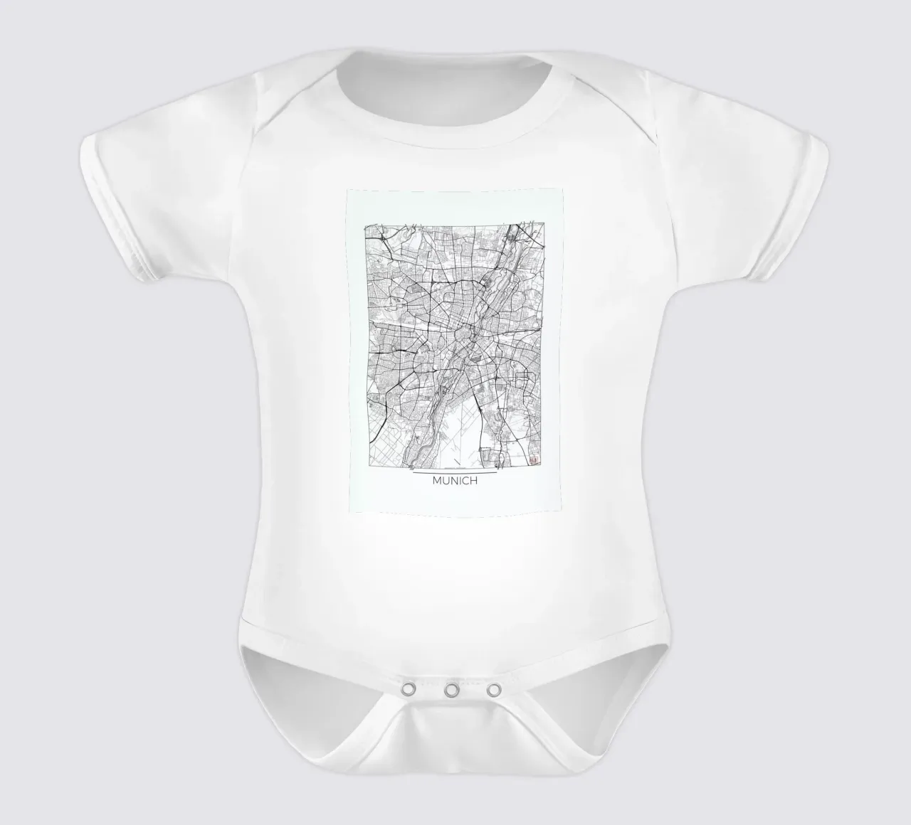 Munich Minimal body neonato maniche corte da Hubert Roguski