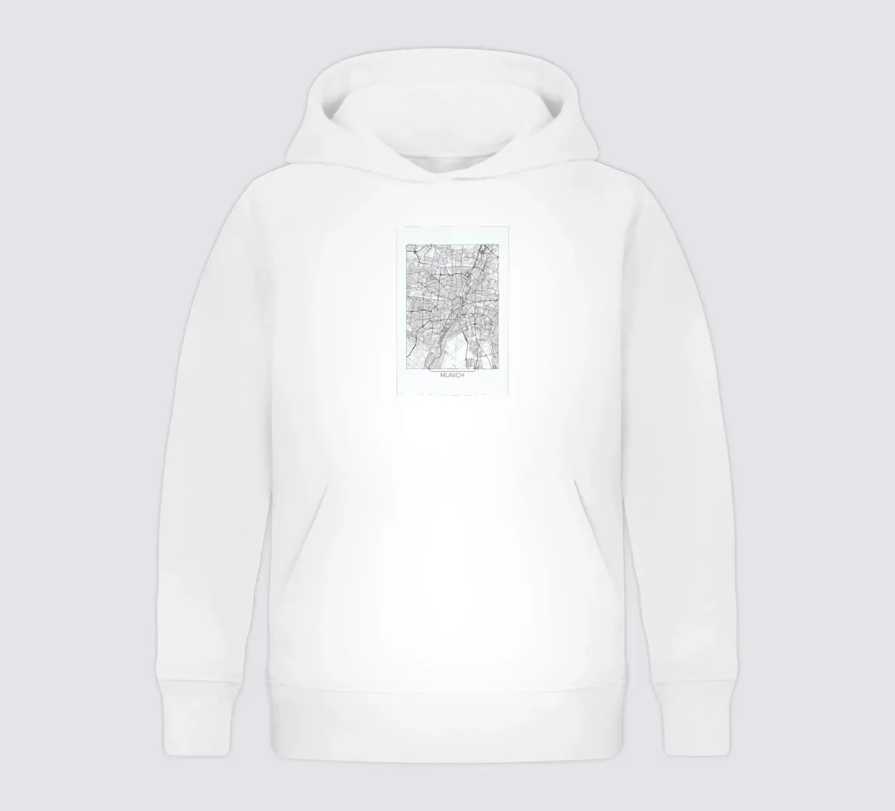 Munich Minimal felpa bambino con cappuccio da Hubert Roguski