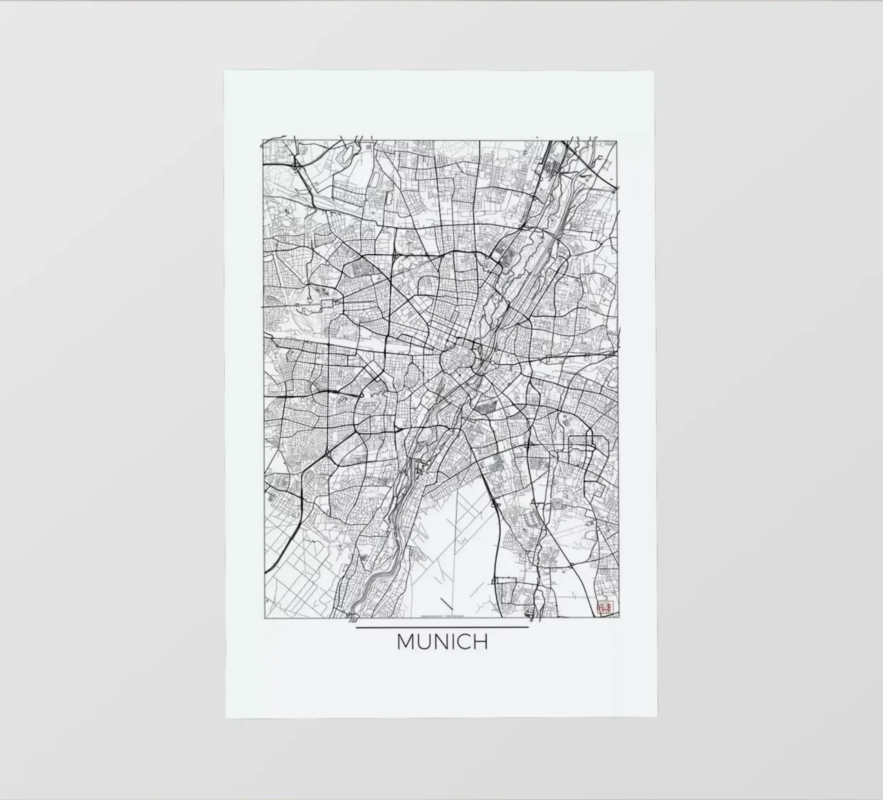 Munich Minimal lámina retroiluminada de Hubert Roguski
