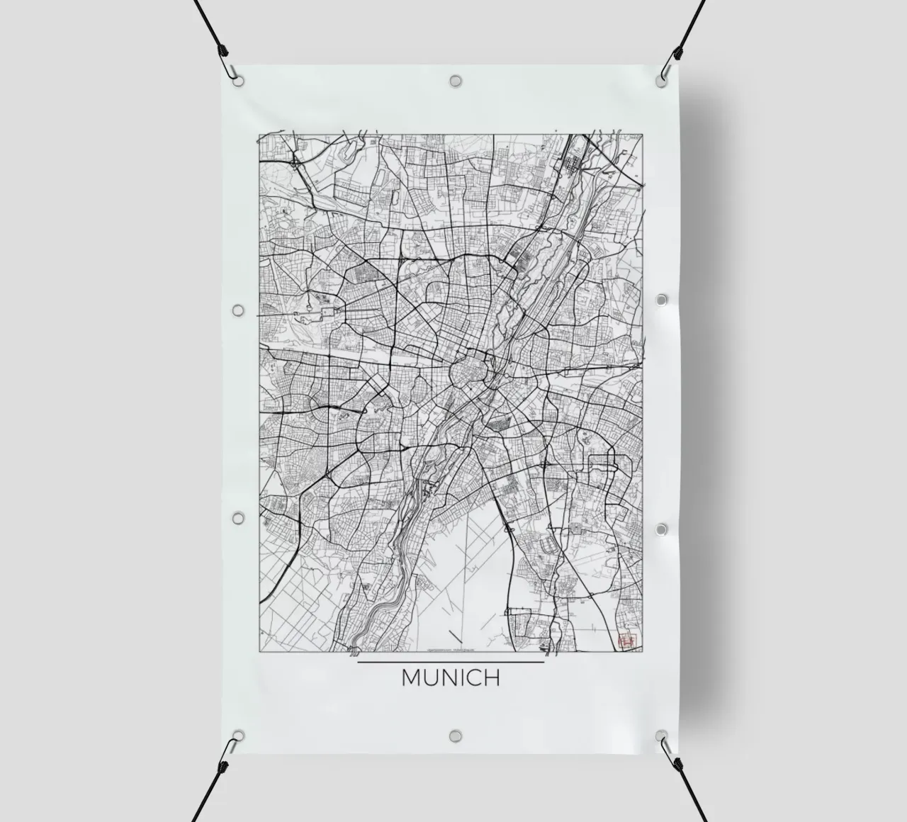 Munich Minimal telo in pvc da Hubert Roguski