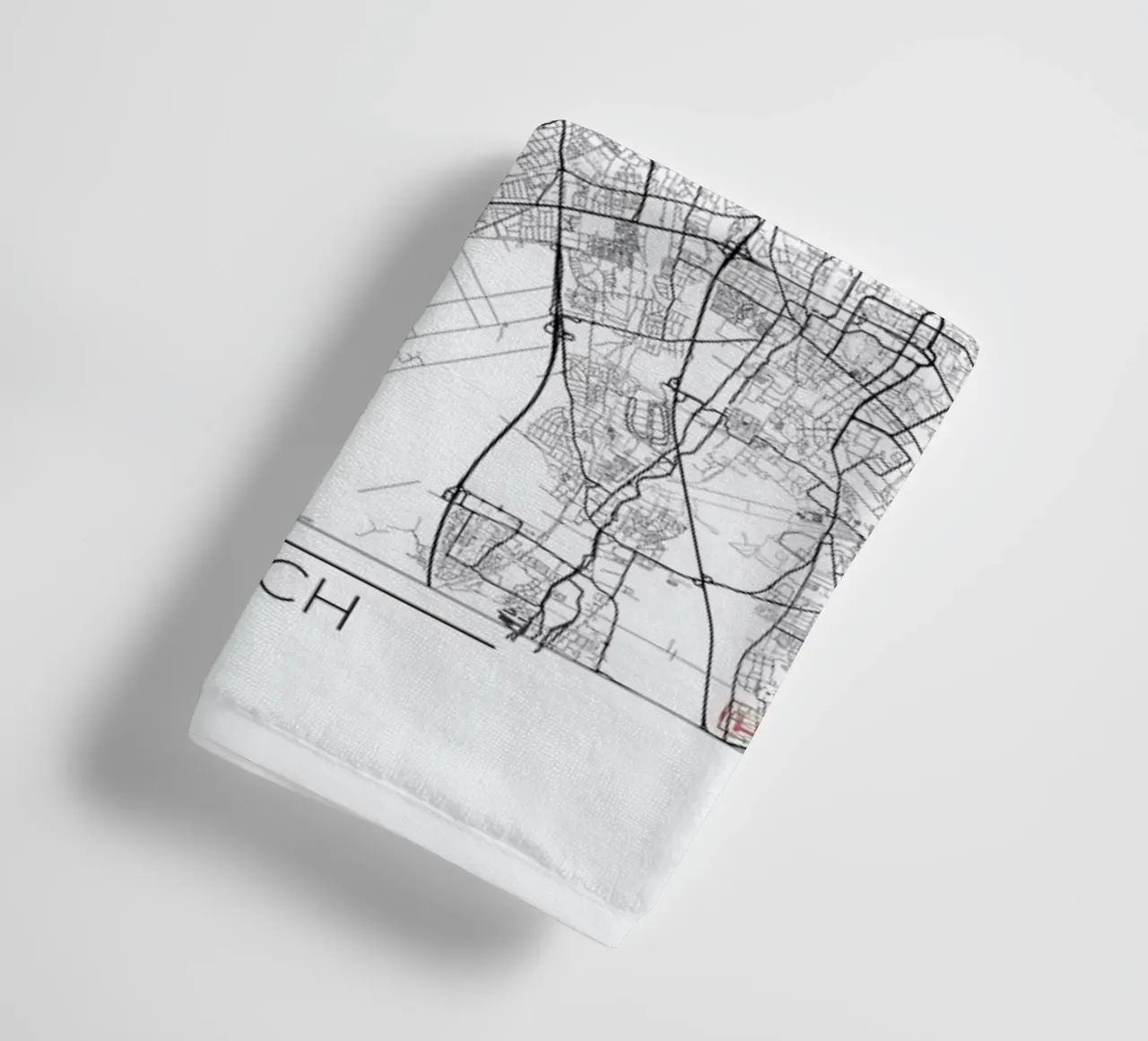 Munich Minimal toalla de baño de Hubert Roguski