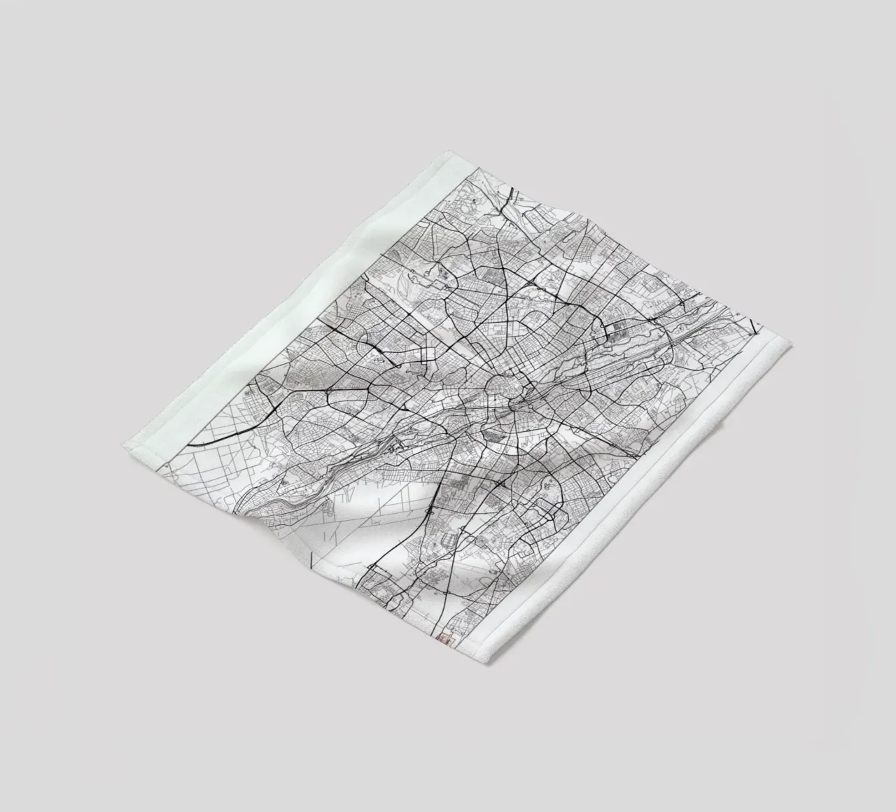 Munich Minimal manta de franela de Hubert Roguski