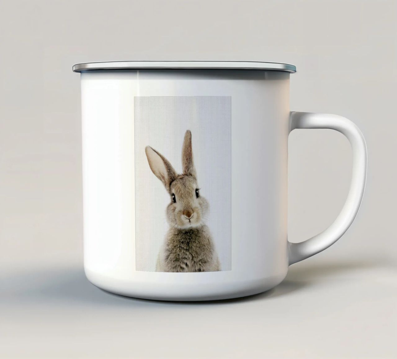Peekaboo Bunny tazza in smalto da Lila x Lola