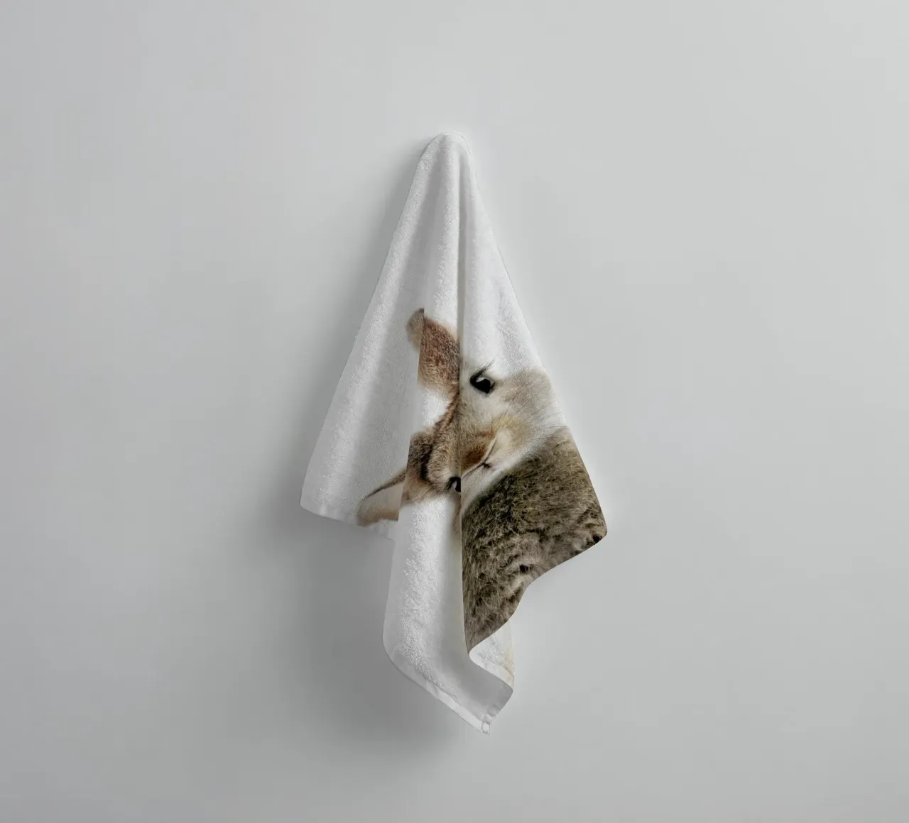 Peekaboo Bunny asciugamano da bagno da Lila x Lola