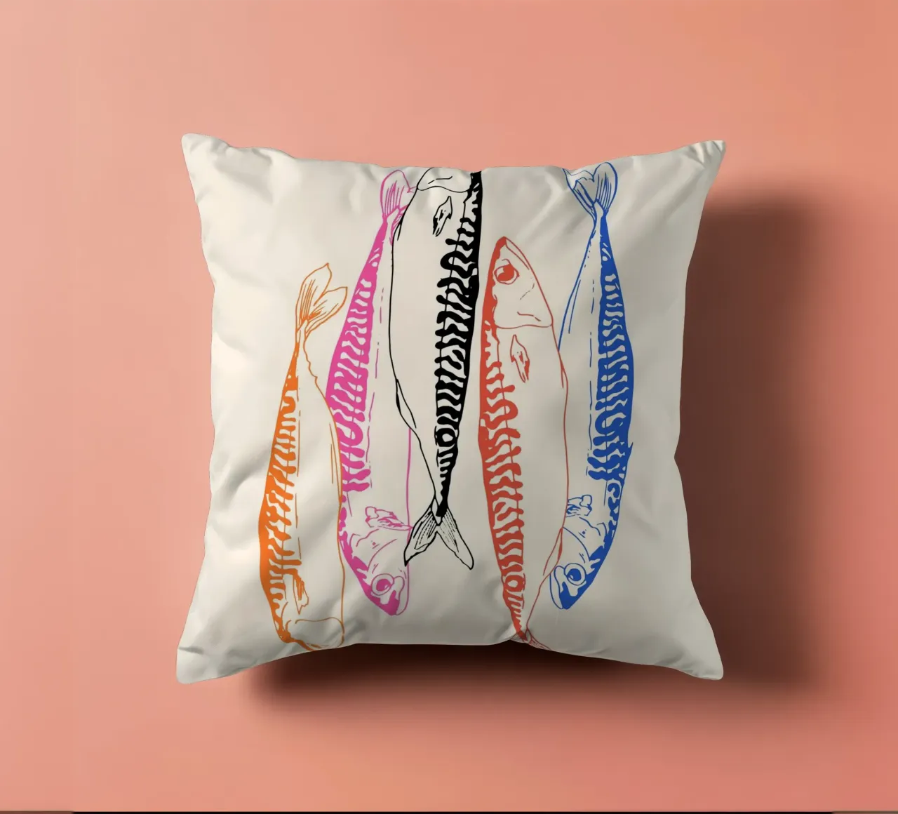 Sgombro Retro cuscino da EDMPROJECT