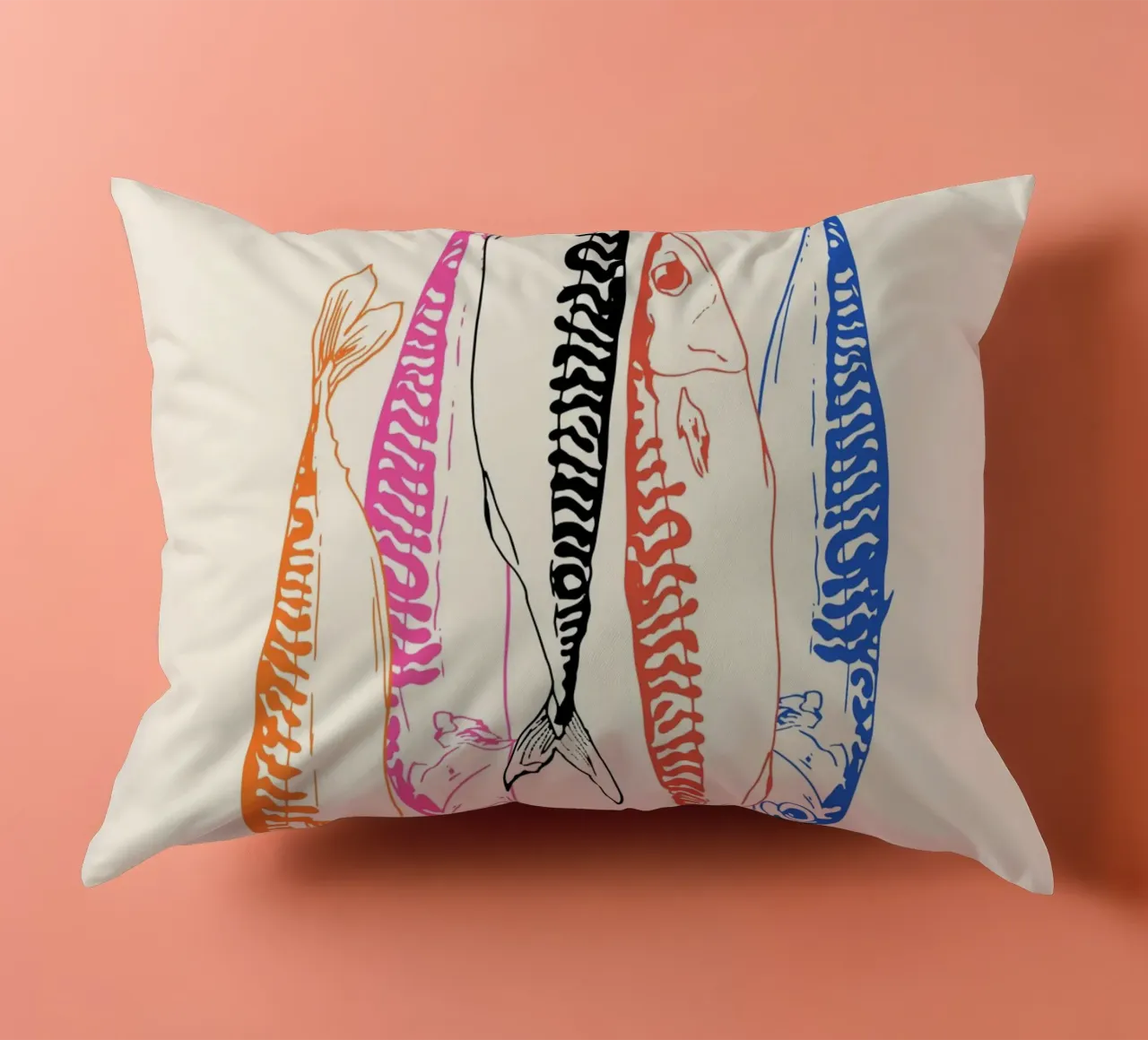 Sgombro Retro cuscino da EDMPROJECT