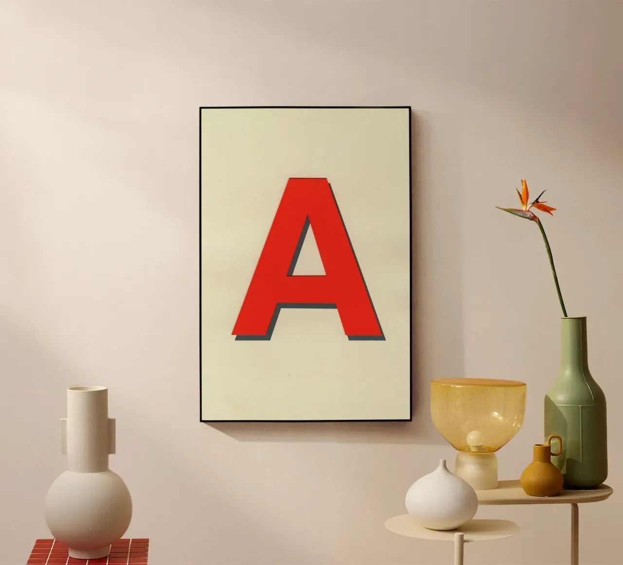 Neon Red A plexiglass da Rosi Feist