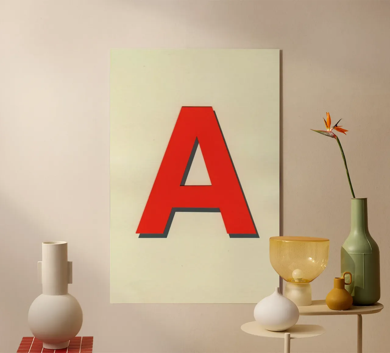 Neon Red A plexiglass da Rosi Feist