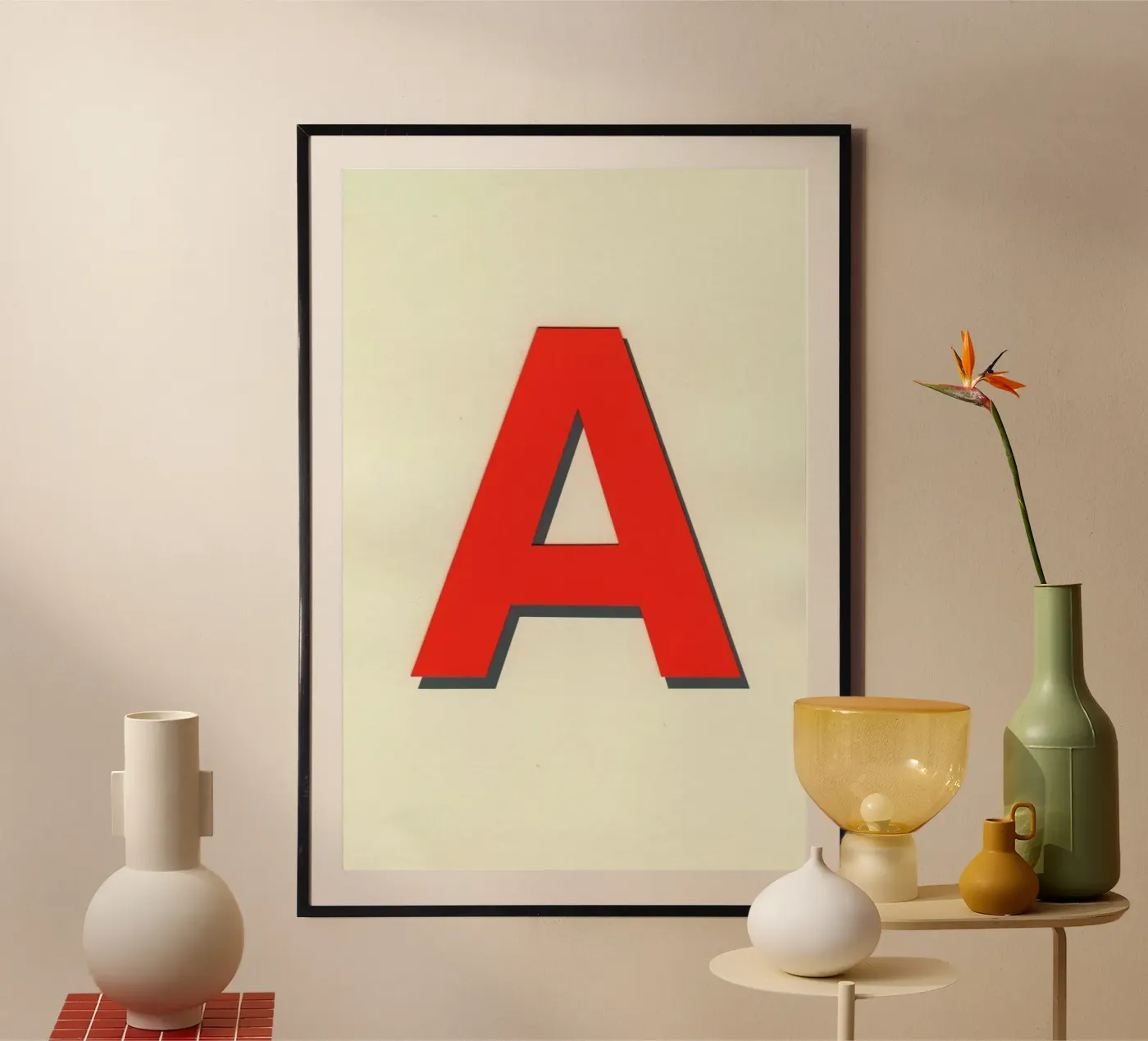 Neon Red A poster da Rosi Feist