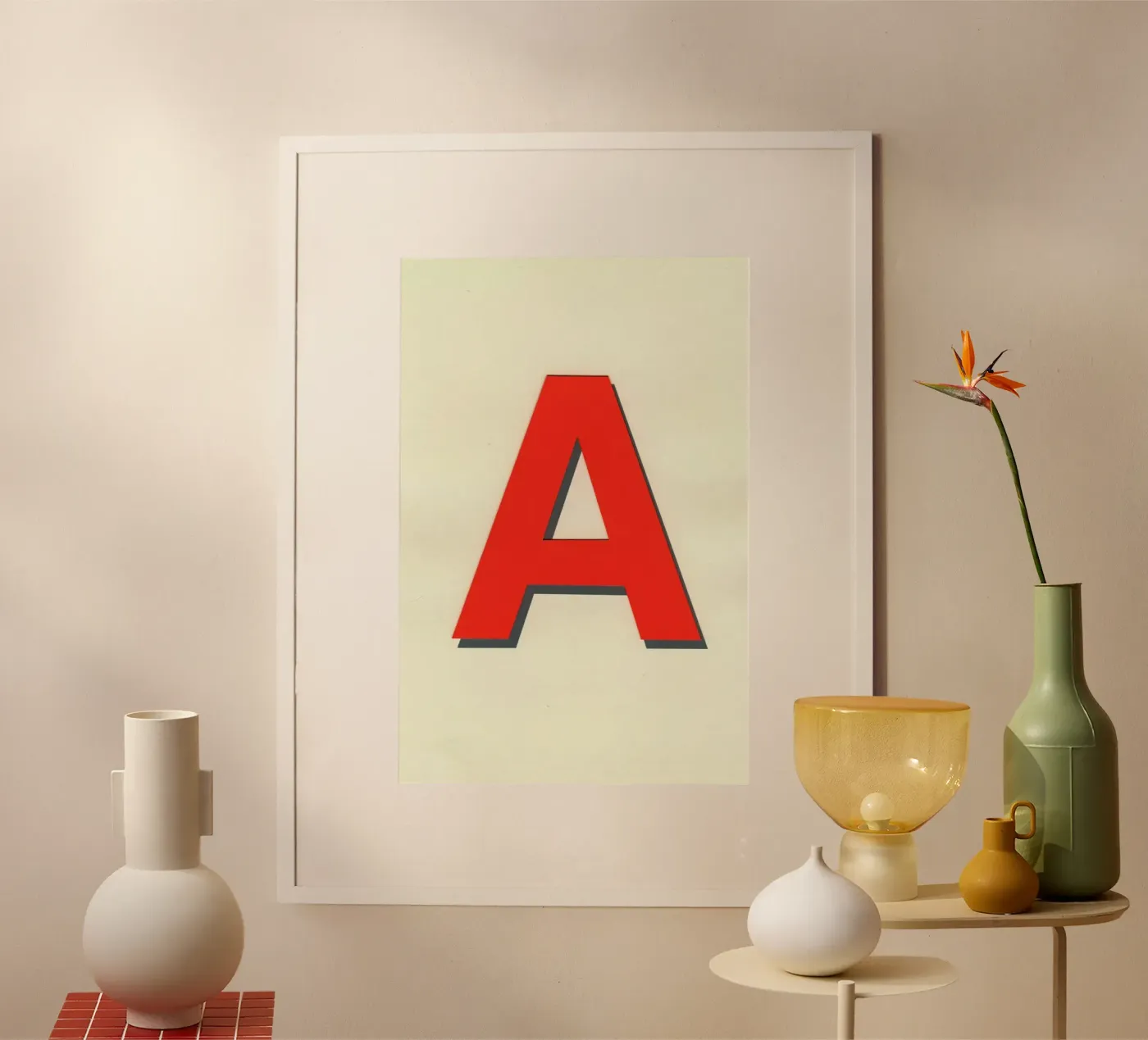 Neon Red A poster da Rosi Feist