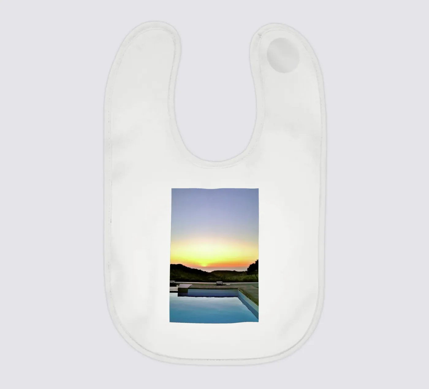 La Pool baby bib by Maria Sattrup