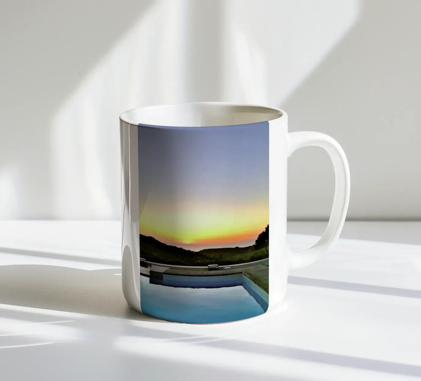 La Pool ceramic mug by Maria Sattrup