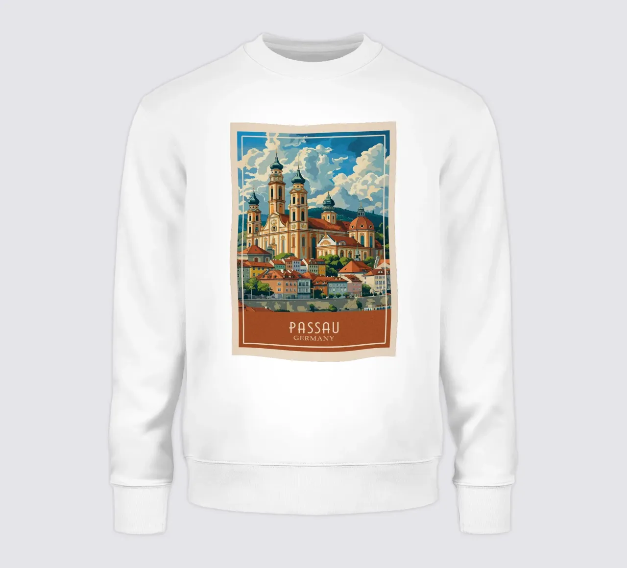 Passau Germany felpa da Travelstudio