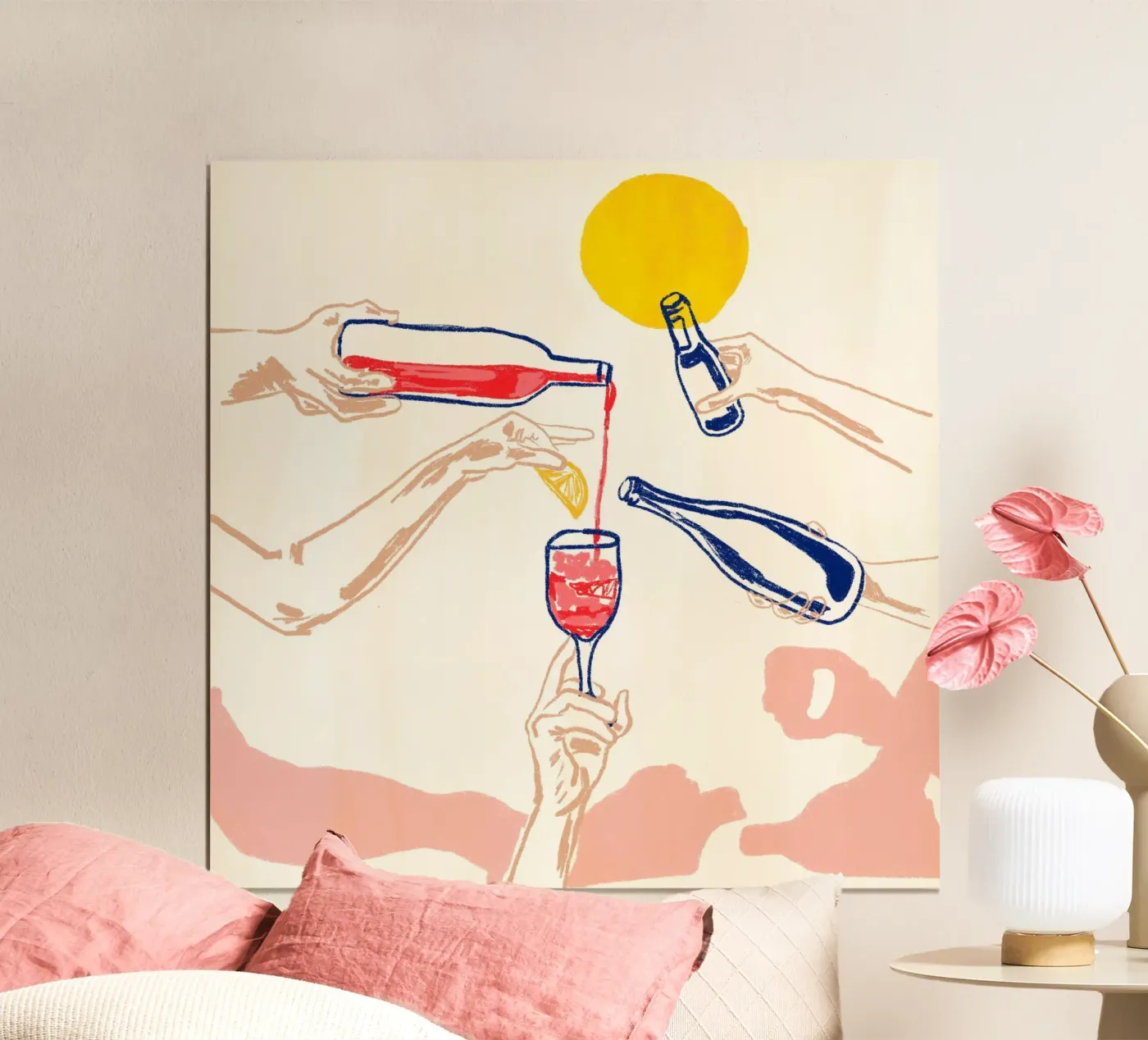 Sunset Cheers poster by EDMPROJECT