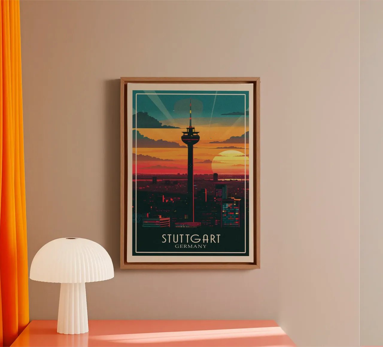 Stuttgart Germany canvas by Travelstudio