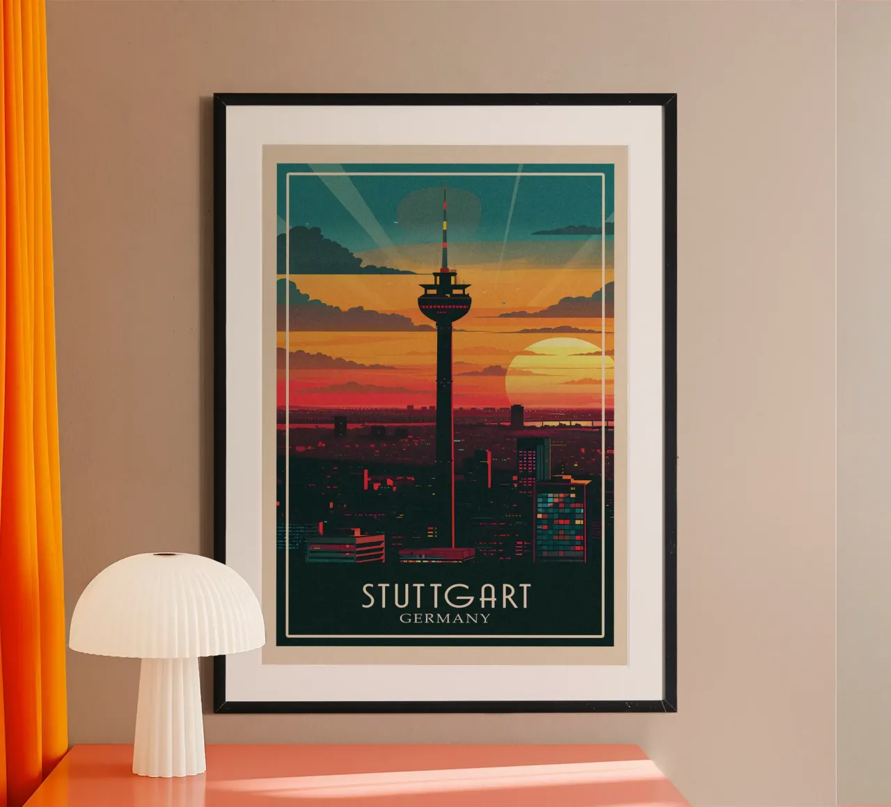 Stuttgart Germany poster da Travelstudio