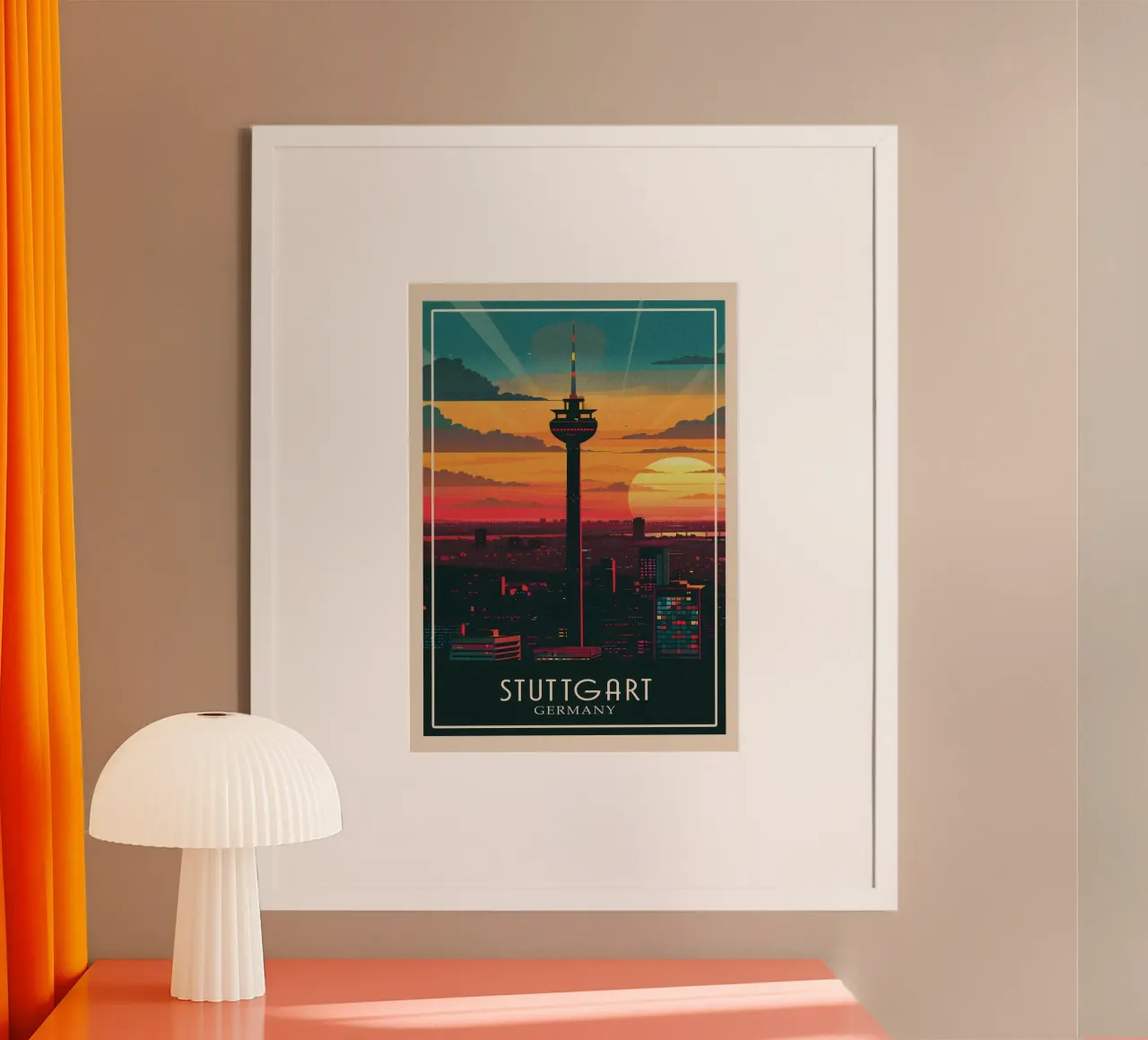 Stuttgart Germany poster da Travelstudio