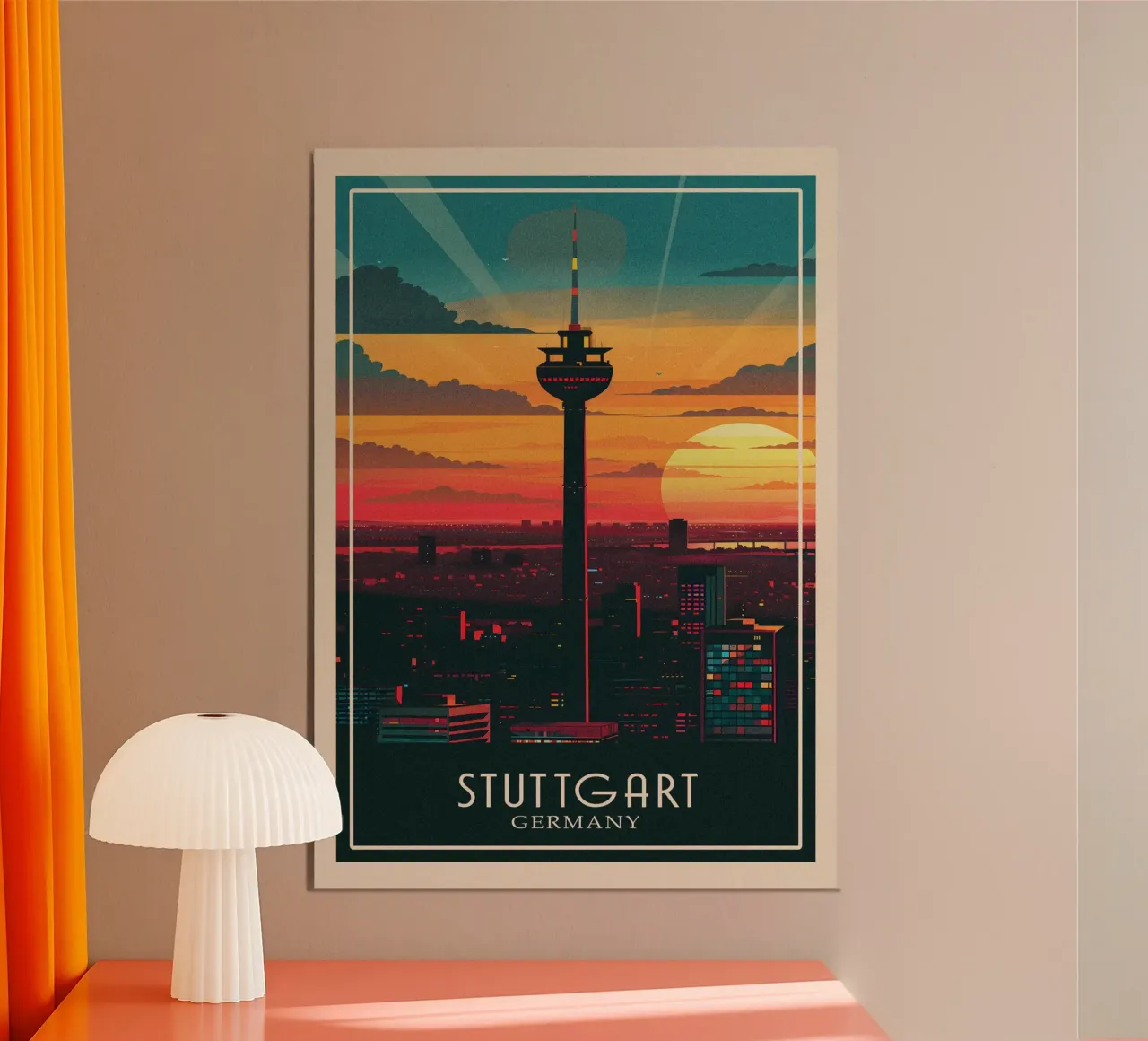 Stuttgart Germany poster da Travelstudio