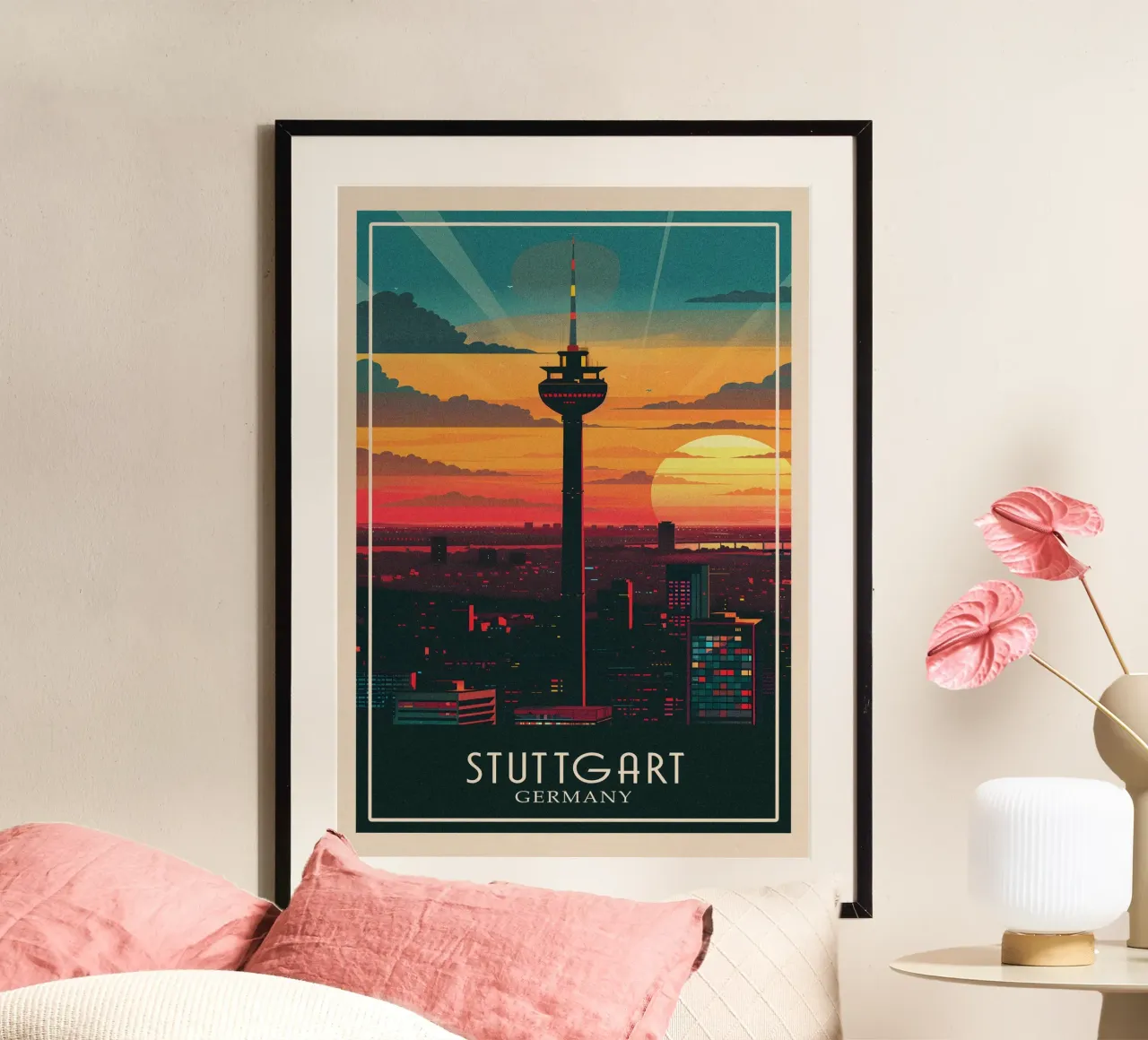 Stuttgart Germany poster da Travelstudio