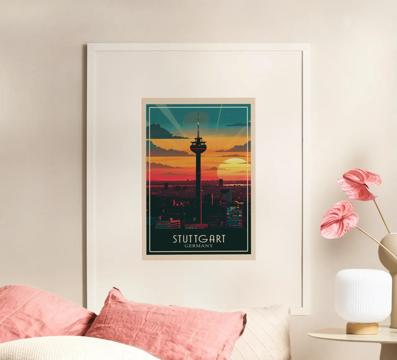 Stuttgart Germany poster da Travelstudio